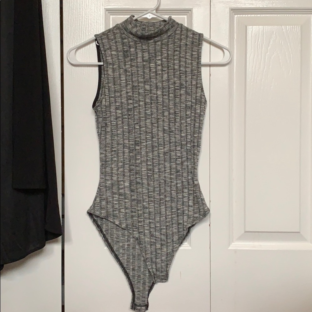 High neck one piece